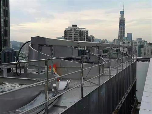 深圳半里花海生活广场超静音冷却塔降噪项目